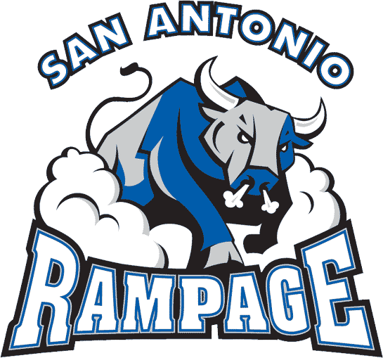 San Antonio Rampage 2002 03-2005 06 Primary Logo vinyl decal